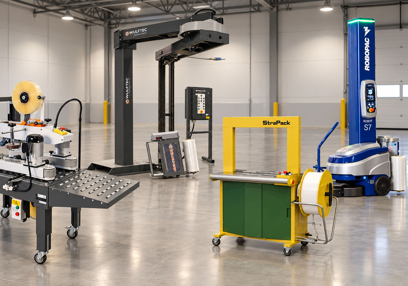Industrial packaging machinery